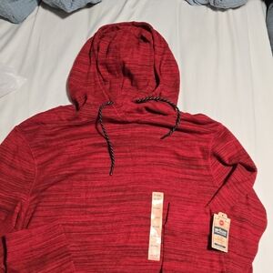 Urban Pipeline Red Hooded Long Sleeve